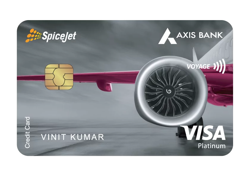 SpiceJet Axis Voyage Black Visa